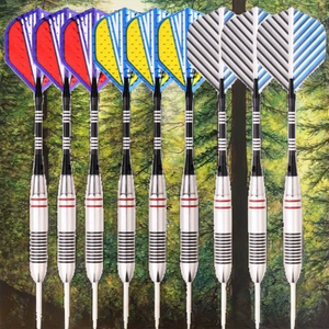 Fléchettes de haute qualité 24G, 3 pièces, <span class=keywords><strong>pointe</strong></span> en métal, tige en aluminium, fléchettes de sécurité personnalisées - Product Image 2