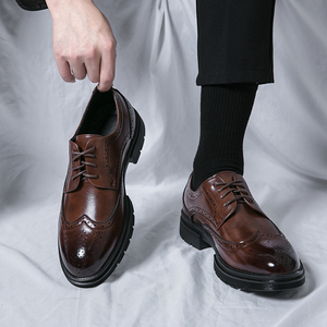 Chaussures de Ville Homme en Cuir Synthétique, Baskets de Luxe Décontractées, Nouvelle Tendance 2024, Mocassins Loisirs pour <span class=keywords><strong>Mariage</strong></span> et Bureau - Product Image 1