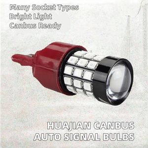 Ampoule de feux de recul, de frein et de clignotants rouges 10-30V pour système d'éclairage automobile en gros Canbus 1156/1157/3156/3157/7440/7443/T20 - Product Image 2
