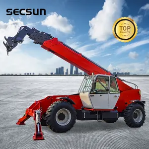 Famous Brand 17m lifting small diesel telehandler Forklifted 3ton 3.5 ton 4 ton 5ton telescopic forklift for sale
