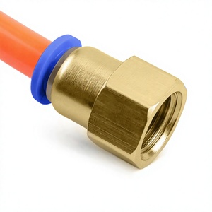 ข้อต่อลม YIIDNN สีฟ้า แบบ PC Union ตรง สำหรับท่อพลาสติก ข้อต่อแบบกด BSP เกลียวนอก ข้อต่อแบบ One Touch สำหรับท่อ 6 เดือน - Product Image 4