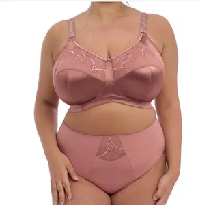 Sous-vêtements féminins européens et américains à grande coupe sans anneau en acier broderie section mince soutien-gorge FGH fat MM pour Amazon Afrique