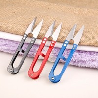 Vente directe fabricant : Ciseaux à ressort en U pour couper les fils, avec manche en acier coloré