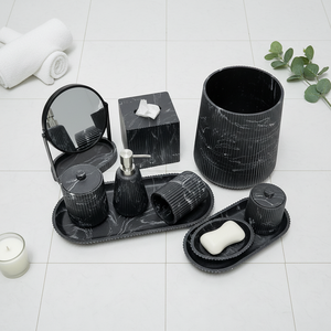 <span class=keywords><strong>Set</strong></span> di 10 <span class=keywords><strong>Accessori</strong></span> <span class=keywords><strong>Bagno</strong></span> Moderni in Resina Effetto <span class=keywords><strong>Marmo</strong></span>, Eco-friendly, per Arredamento Casa - Product Image 6