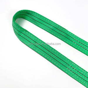 그린 직공장 가격 2 톤 용량 플랫 폴리에스터 웨빙 슬링 CE 인증 1 년 보증 리프팅 제품 - Product Image 6