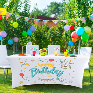 Individuell Bedruckte Wirtschaftliche Tischdecke mit Wärmeübertragung für Messeausstellungen - Product Image 6