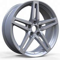 Vente directe d'usine - Jantes en alliage AL 18 pouces 5x112 à formage par flux, ajustement précis pour les voitures particulières Audi