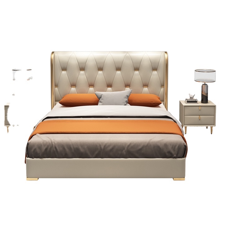 2021 New design home bed modern simple storage bed