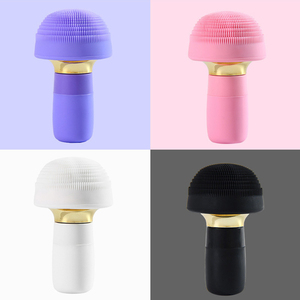 Cepillo Limpiador <span class=keywords><strong>Facial</strong></span> Portátil Mini con Diseño de Hongo, Exfoliante, Giratorio, Impermeable, Ultrasónico, Masajeador <span class=keywords><strong>Facial</strong></span> - Product Image 2