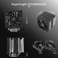 Thermalright Royal Knight 120 Gaming CPU Cooler Low Noise Operating Double Towers Radiator for AM4/AM5 Intel 1851/1700/1150