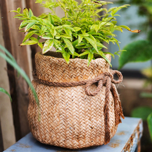 Pot de fleurs en terre cuite en forme de sac, design unique, décoration de <span class=keywords><strong>jardin</strong></span> à domicile, pour la décoration - Product Image 2