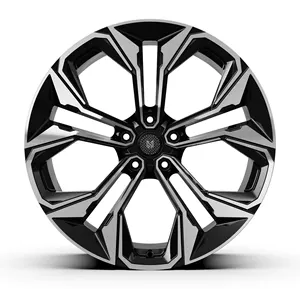 HADISON HD1262 Jantes forgées à rayons concaves usinés noirs personnalisables 18 "19" 20 "21" 22 "23" 5x120 5x112 pour toute voiture