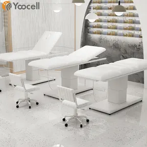 Yoocell נייד סלון ציוד חשמלי הקוסמטיקאי מיטת טיפול קעקוע מיטה לבן מיטת פנים ליופי סלון