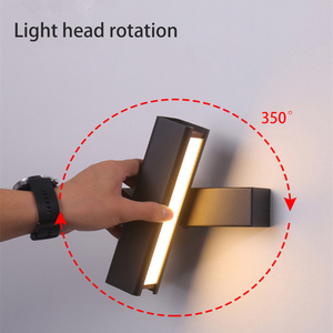 Đèn tường <span class=keywords><strong>LED</strong></span> và Acrylic Vật liệu tường ánh sáng trong nhà Đèn treo tường đơn giản cá tính lối đi phòng ngủ đầu đèn tường ánh sáng đầu xoay - Product Image 2