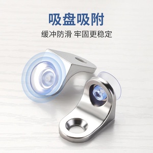 Seven Character Fixed Support Zinc Alloy L Shaped Corner Bracket Chrome Plating Strong Support For Shelf Reinforcement - Product Image 5