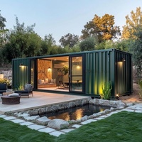 Wasserdichte 40-Fuß-Containerhäuser für Familien: Garten-, Wohn- und Schlafzimmer-Renovierung, 40HQ Container-Büromodul