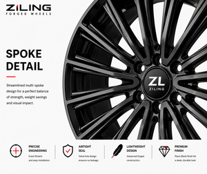 Rines Monobloque Personalizados de Aleación de Aluminio Forjado Ligero ZL para <span class=keywords><strong>Cadillac</strong></span> CT5 V CT4 V <span class=keywords><strong>Lyriq</strong></span> V de 19 y 22 Pulgadas - Product Image 4