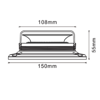 Nouvelle lampe de signalisation LED 12-24V IP65 étanche ECE R65, lumière stroboscopique de sécurité pour excavatrice, camion, chariot élévateur, exploitation minière