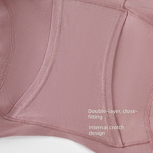 Braguitas Deportivas <span class=keywords><strong>de</strong></span> Algodón para Mujer, Ajustadas, Seguras, Elásticas, Cómodas para Uso Diario, Suaves - Product Image 3