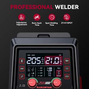 ARCCAPTAIN iControl MIG205 Pro Wholesale <strong>Prices</strong> 205A 6-in-1 MIG Welder 120V/240V <strong>Welding</strong> <strong>Machine</strong> - Product Image 5