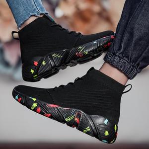 Low-price Wholesale Fashionable Sports Shoes with Breathable Mesh Upper Cushioning Anti-odor High-<b>top</b> Casual <b>Walking</b> Shoes - Product Image 4