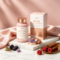 Gummies Équilibre Hormonal pour Femmes : Soutien PCOS, Myo-Inositol, Palmier Nain, Extrait de Baie de Gattilier pour le Cycle, le Métabolisme et le Soutien Immunitaire