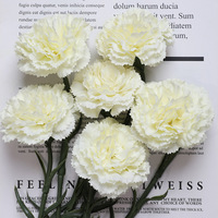 Mini oeillets artificiels réalistes pour décoration de maison et de mariage Arrangements floraux festifs pour l'obtention du diplôme Halloween fête des pères