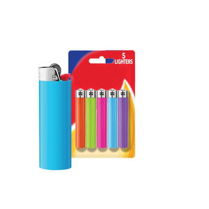 Encendedor de Cigarrillos Desechable B IC J6 Plateado con Función de Huella Dactilar, Lleno de Propano, Estilo Americano, para Regalos Empresariales - Product Image 1