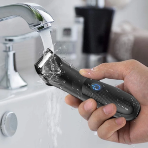 Waterproof Rechargeable Electric <strong>Hair</strong> <strong>Trimmer</strong> Professional <strong>Trimmer</strong> for <strong>Men</strong> Women <strong>Body</strong> Arm Waist Groin <strong>Hair</strong> Clipper Black Battery - Product Image 3