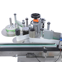 Machine d'étiquetage automatique de bureau miniature pour bocaux, boîtes et bouteilles ronds