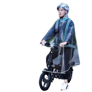 Impermeable para conductor designado, impermeable plegable para scooter eléctrico, extra grande y grueso, unisex, impermeable transparente de cuerpo completo - Product Image 5
