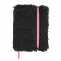 Carnet de notes A5 personnalisable en cuir PU rose, reliure cousue, 100 feuilles, avec fente pour cartes et pochette de rangement, idéal comme cadeau pour fille