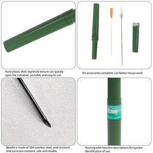 Jarum Pneumothorax Trauma Medis Kateter Dada Jarum Kateter 14g Jarum Dekompresi Digunakan untuk Mengobati Tensio - Product Image 4