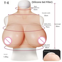Prótesis de Senos de Silicona Realistas, Adhesivos de Senos Falsos para Travestis, Transgénero, Drag Queens, Cosplay, Prótesis Mamarias