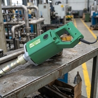 AJZN Hocheffizienter Motorbetriebener Betonvibrator 1000W Leistung für Straßenbau Oberflächenarbeiten 220V 10kg 1-Jahres-Garantie
