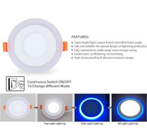 Giá Xuất Xưởng Mới 6 + 3W 6 + 3W 12 + 4W 18 + 6W Đèn Bảng Led Rgb Gắn Trần Hình Tròn Bề Mặt Hình Vuông 6 + 6W - Product Image 5