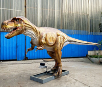 Modèle de dinosaure artificiel de 6 m, Albertosaurus animatronique réaliste en caoutchouc de silicone, pour centre commercial, parc d'attractions pour enfants