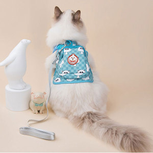 2025 nueva venta al por mayor anti-rotura correa de pecho correa de perro mochila Función de mascota Correa de doble hombro mochila de perro correa de perro