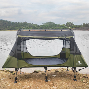 SNDN une personne Portable Camping pliable hors sol tente de pêche surélevée Camping <span class=keywords><strong>lit</strong></span> tente <span class=keywords><strong>lit</strong></span> tente <span class=keywords><strong>lit</strong></span> bébé tente - Product Image 2