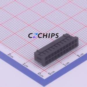 DF11-22DS-2C Housing (Wire-to-Board / Wire-to-Wire) P=2mm Connector ( Jack Structure: 2x11P )( Pitch: 2mm )( Row Spacing: 2mm ) - Product Image 1