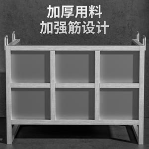 รถเข็นอลูมิเนียมอัลลอยด์ Butterfly Intent สีเทา แบบเปิดเอียง ป้องกันสนิม สำหรับเก็บของอุตสาหกรรม น้ำหนัก 19 กก. - Product Image 3