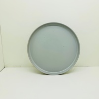 Service de table élégant et luxueux en grès |   Ensemble de 4 assiettes et bols en céramique grise |   Compatible micro-ondes pour la maison, les restaurants et les mariages