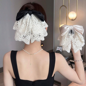 Popular Niche Design <b>Sweet</b> Bowknot Hairpin Cute Exquisite Light Luxury Style Women's Fabric Hairpins Fashion Jewelry Wholesale - Product Image 3