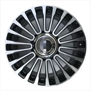 שחור Gunmetal עמוק צלחת 19 Llantas כרום 22 רין 17 R18 מזויף 21 אינץ Pcd 21x9.5 5x120 אלומיניום סגסוגת רכב גלגל שפת אור