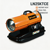 Chauffage d'atelier industriel portable au diesel LN25KTCE, chauffage à air forcé au kérosène avec thermostat