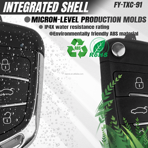耐用的无线射频 3 按钮克隆遥控器 433MHz 315MHz 车库门开启器 6V 电池供电钥匙复制器 - Product Image 3