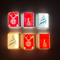 Aimant de réfrigérateur magnétique de Noël personnalisé, Père Noël, bonhomme de neige, autocollant pour réfrigérateur pour la décoration des fêtes