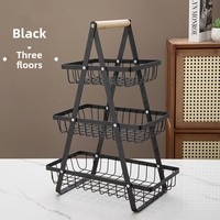 Égouttoir à vaisselle pliable à double niveau en fer – Organisateur de rangement de cuisine portable et durable pour évier