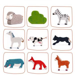 Juguetes Ecológicos de Animales del Bosque, Juguetes Waldorf Hechos a Mano, Animales de Madera para Niños - Product Image 2