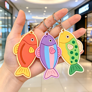 Factory Wholesale High Quality Customized Double Sides Cartoon Customized <b>Keychain</b> Charms with Personalized logo - Product Image 6